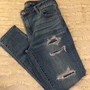 American Eagle Jeans - Distressed/Ripped Hi-Rise